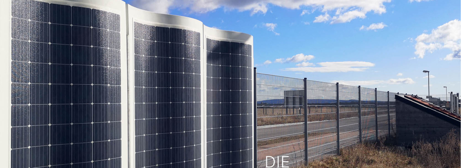 Noise protection as a solar power station