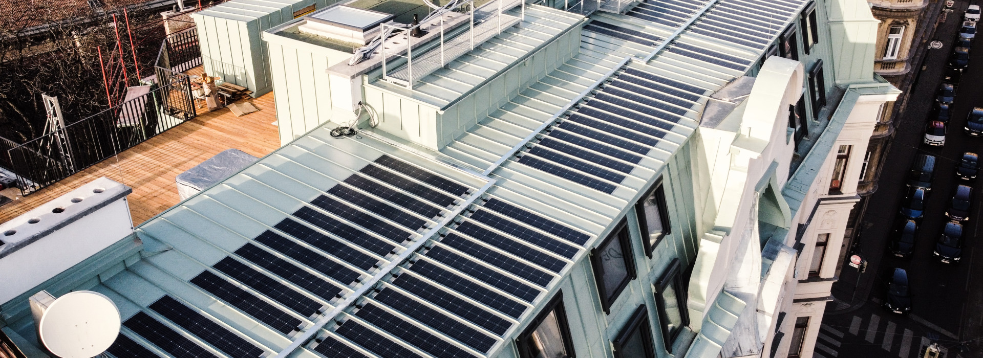 DAS Energy photovoltaic in the heart of Vienna