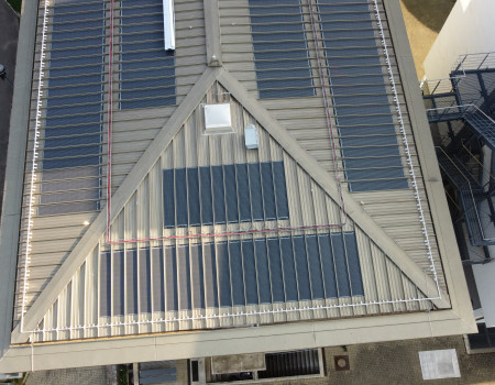 DAS Energy on the roof of the University of Freiburg