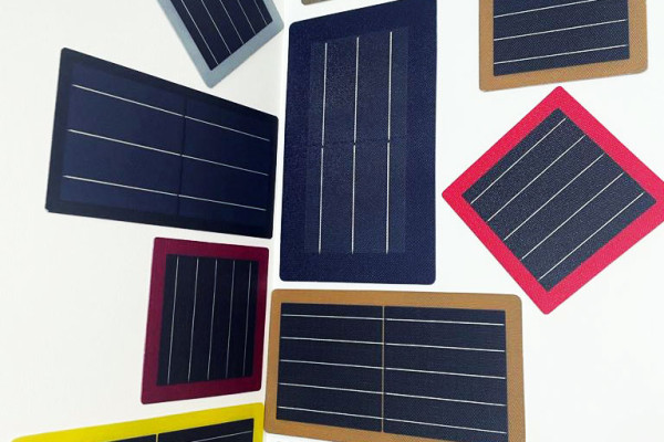 Endlich Farbe auf der PV-Fassade