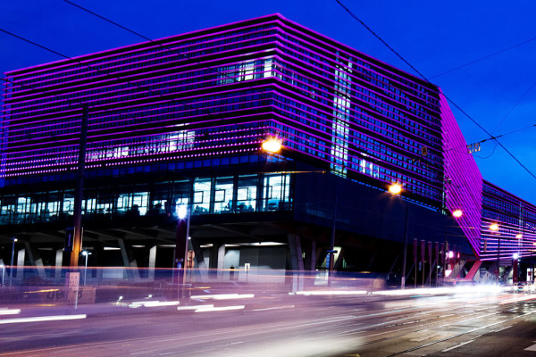 DAS Energy solar panels installed on Magenta's T-center roof DAS Energy solar panels installed on Magenta's T-center roof