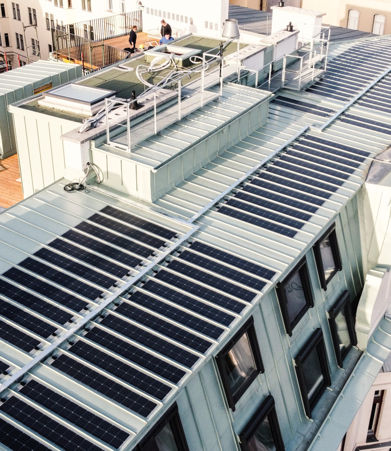 DAS Energy photovoltaic in the heart of Vienna