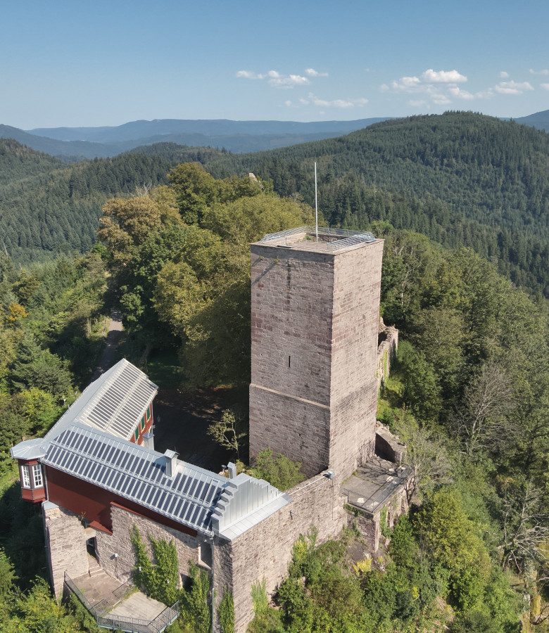 DAS Energy PV-Anlage auf denkmalgeschützter YBurg in Baden-Württemberg