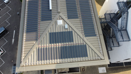 DAS Energy auf dem Dach der Universität Freiburg